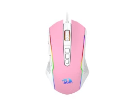 Mouse Redragon M910PW-RGB Ranger Bubblegum Rosa com Branco 