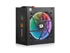 FONTE 850 WATS FULL MODULAR RGB 80 PLUS GOLD PRETO