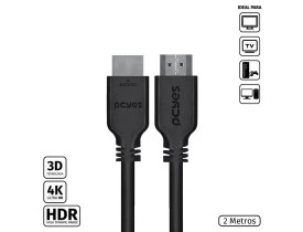 CABO HDMI M X M 2,0 MTS 2.0 4K 3D PCYES  PHM20-2 -29307