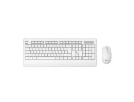 KIT TECLADO E MOUSE S/FIO LECOO KW202 BRANCO