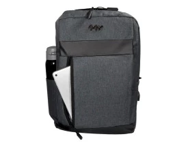 MOCHILA NOTEBOOK  OEX C/ ENTRADA USB EFFECTIVE BK110 CINZA
