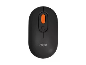 Mouse sem fio OEX retro MS604 preto -50.0054
