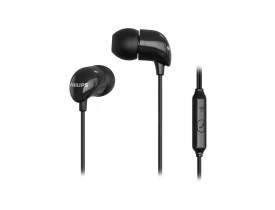 Fone de ouvido com microfone Philips preto TAE1126