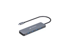 HUB C3TECH USB-C 4 PORTAS USB 3.0 HU-C330GY