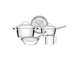 Jogo de panela Tramontina Allegra 5 peças aço inox