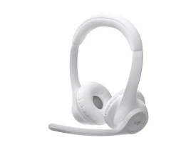 Headset gamer Logitech Zone 300 branco - 981-001416