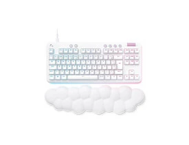 Teclado gamer Logitech mecanico linear G713 RGB branco - 920-0107