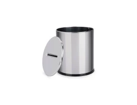 Lixeira Brinox 5,4L inox com tampa linha Decorline