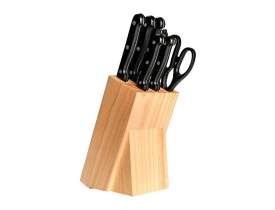 Conjunto de facas com cepo Brinox 8 peças Mad Daily - 2522/100