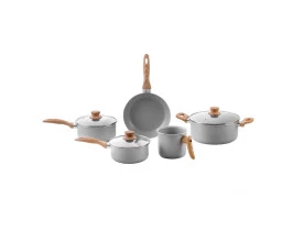 Jogo de panelas Brinox Life Easy 5 peças cinza - 4789/126