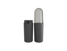 Conjunto para banheiro Coza Serene 2 peças cinza chumbo
