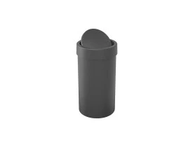 Lixeira com tampa basculante Coza 9 litros preto