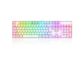 Teclado mecanico gamer Redragon K551WP mitra branco switch azul (Default)