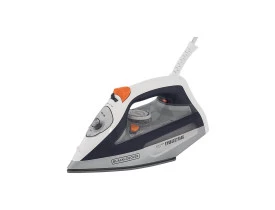 Ferro a vapor Black+Decker FX3100 127V com vaporizador cinza e laranja