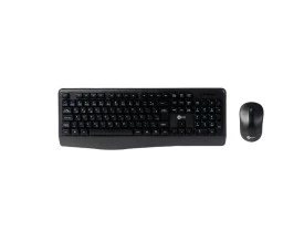KIT TECLADO E MOUSE S/FIO LECOO KW211 PRET