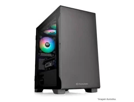 GABINETE THERMALTAKE GAMER S100TG TGLASS BLK 600W