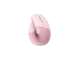 Mouse sem fio Lift vertical Logitech rose 910-006472