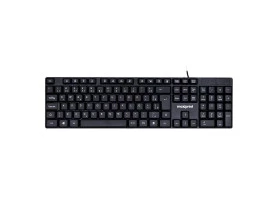 Teclado Maxprint OfficeEasy com fio USB 2.0 preto - 60000153