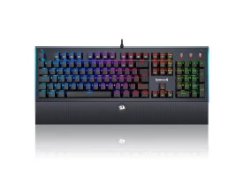 TECLADO MECÂNICO GAMER REDRAGON K569 ARYAMAN RGB PRETO V2 SWITCH 