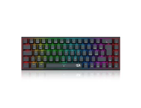 Teclado mecânico gamer Redragon Ryze Pro RGB - switch marrom