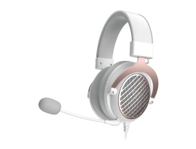 Fone de ouvido headset gamer Redragon Luna Lunar white - branco