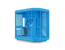 Gabinete gamer HYTE Y70 Blueberry Milk Mid Tower - azul
