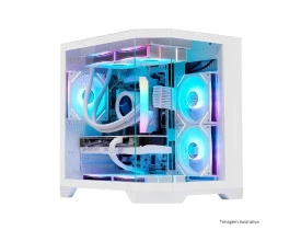 GABINETE GAMER LIKETEC IMPOSSIBLE SNOW SEM FAN