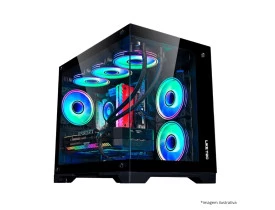 GABINETE GAMER LIKETEC CUBO MAD ROCK DARK SEM FAN