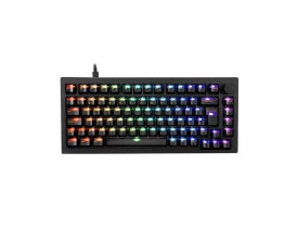 TECLADO GAMER AKKO 5075S ABNT2 PRETO SWITCH CREAMY PURPLE PRO 