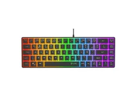 Teclado Clanm Axell Gamer 65% Membrana Backlight Preto