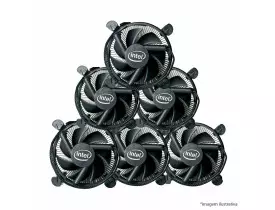 Kit com10 unidades de cooler para processador preto Intel LGA 1150/1151/115