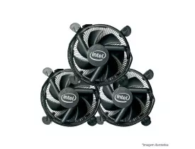 Kit com10 unidades de cooler para processador preto Intel LGA 115