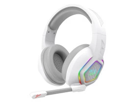 FONE DE OUVIDO HEADSET REDRAGON GAMER MEDEA BRANCO H280
