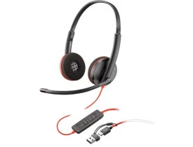 Fone de Ouvido Headset com Microfone Poly Blackwire C3210-8X214AA