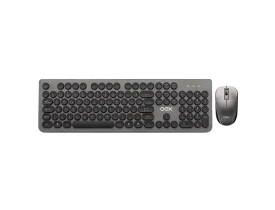 Kit teclado e mouse sem fio Oex TM410 chumbo - 48.7307