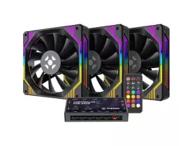 Kit Cooler 3 Unidades Fortrek Frosty ARGB + HUB + Controle - 849