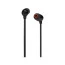 Vista Posterior e Frontal do Fone de ouvido JBL Tune T125BT bluetooh preto