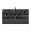 Teclado óptico gamer Redragon K588 RGB Pro Switch Marrom 