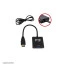 CABO HDMI M X VGA F 15 CM C/ AUDIO F3 - JC-AD-HM/VGA 
