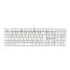 Visão superior TECLADO GAMER MECANICO OEX GUARDIAN TC701 BRANCO - 50.0028