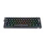 Teclado Mecânico Redragon K617 Fizz Pro Preto RGB Switch Marrom