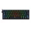 Teclado Mecânico Redragon K617 Fizz Pro Preto RGB Switch Marrom