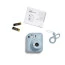 Itens inclusos com a Câmera Instantânea Instax Mini 12 Fujifilm Azul Candy