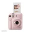 Câmera Instantânea Instax Mini 12 Fujifilm Rosa Gloss com filme 
