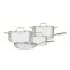 JOGO DE PANELA TRAMONTINA GRANO 4 PEÇAS ACO INOX