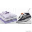 Ferro a vapor Black+Decker FX3100 127V com vaporizador cinza e laranja