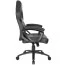 Visão lateral da cadeira gamer preta DT3sports GTS
