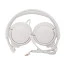 Visão Dobrada do Fone de Ouvido JBL Tune 500 Branco