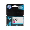 Cartucho de Tinta 670 Standard Magenta - HP 