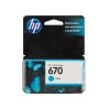 Cartucho de Tinta 670 Standard Ciano - HP